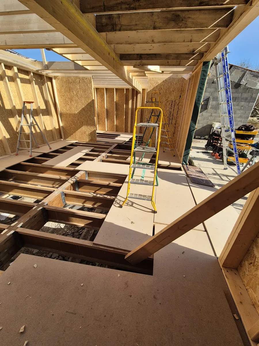 Réalisation de charpente par EB Conception, menuisier et ébéniste à Saintes